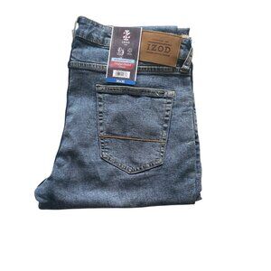 Men's Denim Jeans, IZOD, 30X30, 36X30, Blue, NWT